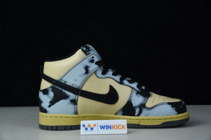 nike dunk high 1985 black acid wash dd9404-700