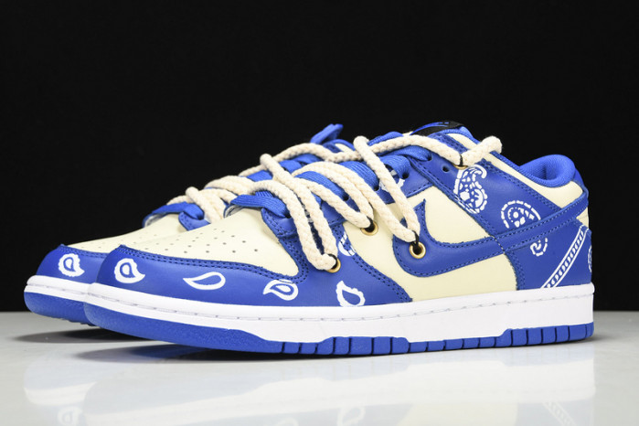 nike dunk low retro black/yper cobaltwhte dd1931-001
