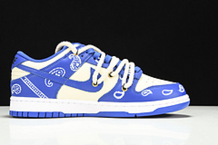 nike dunk low retro black/yper cobaltwhte dd1931-001