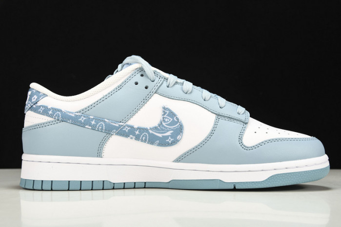 nike dunk low "green/blue paisley" dh4401-101