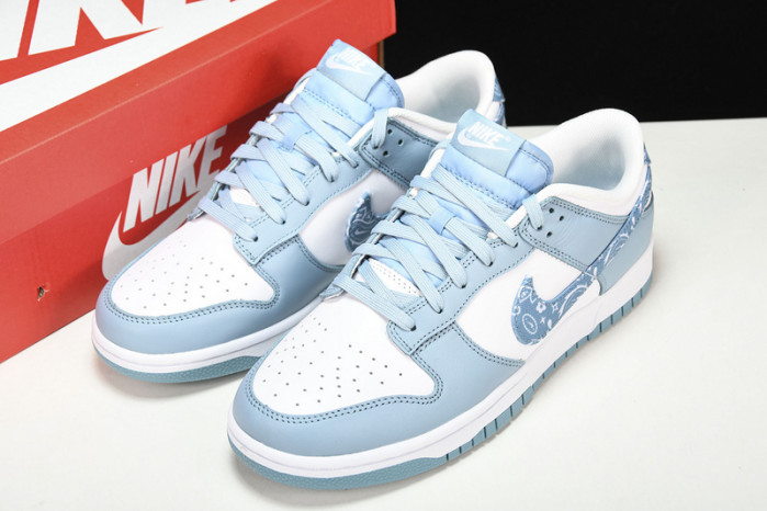 nike dunk low "green/blue paisley" dh4401-101