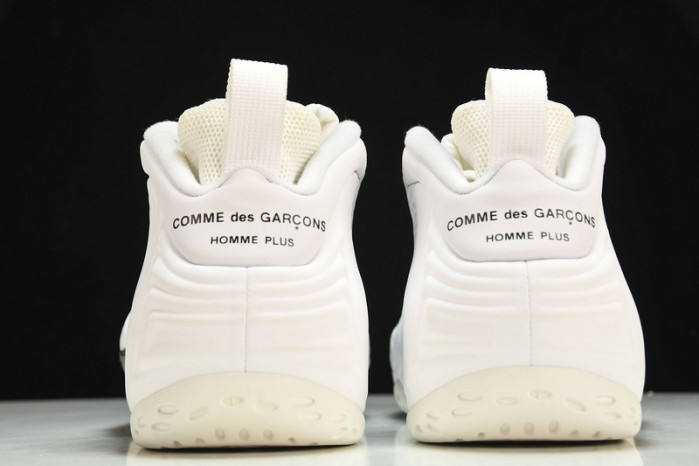 nike air foamposite one x comme des garcons cdg white dj7952-100