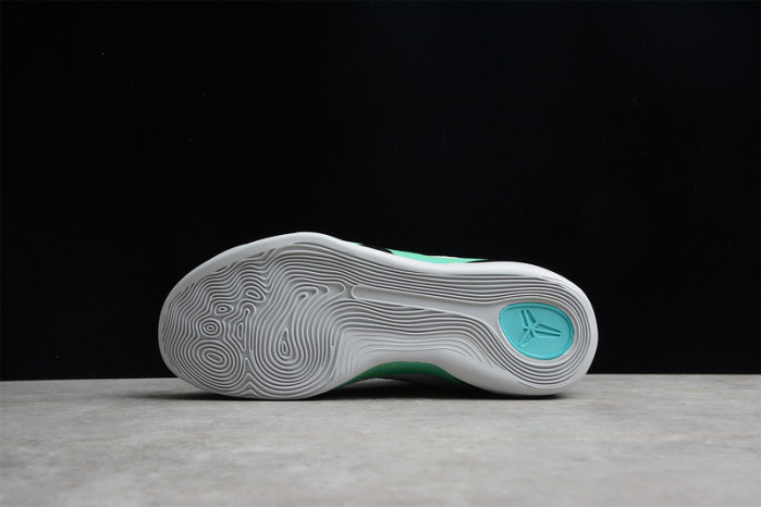 nike kobe ix grey green 630487-005