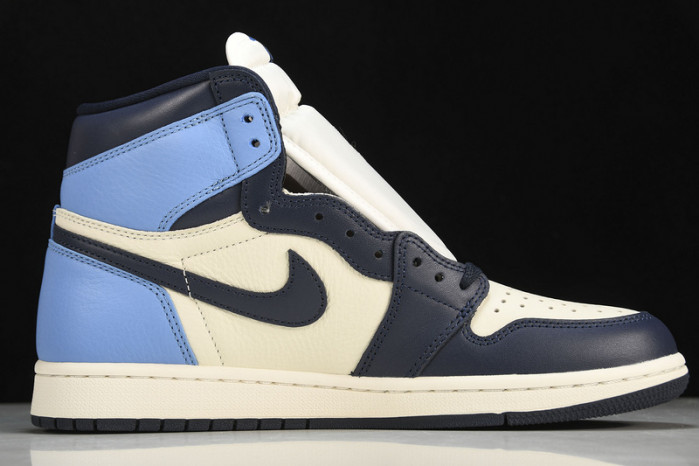 air jordan 1 retro high obsidian unc 555088-140