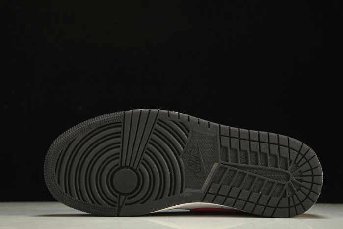 jordan 1 low black siren red dc0774-004