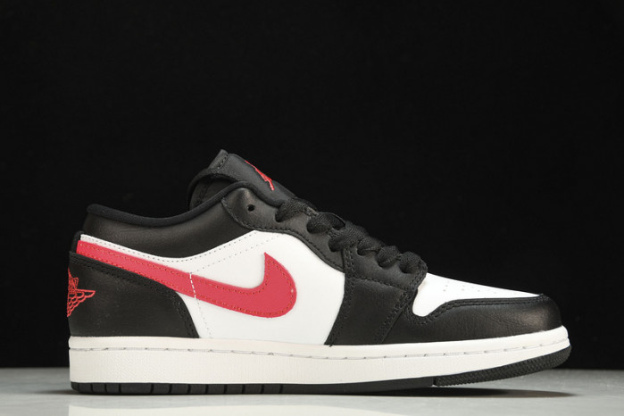 jordan 1 low black siren red dc0774-004