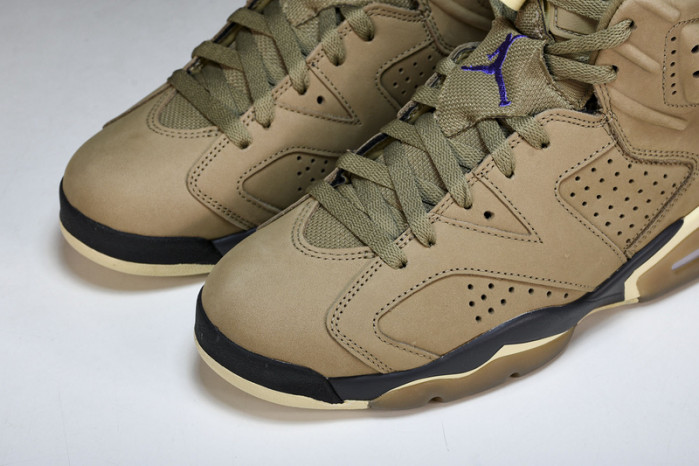 air jordan 6 retro gore-tex brown kelp fd1643-300