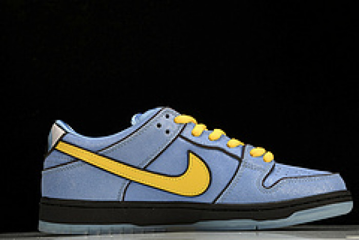 the powerpuff girls x nike sb dunk low “bubbles” fd2631-602