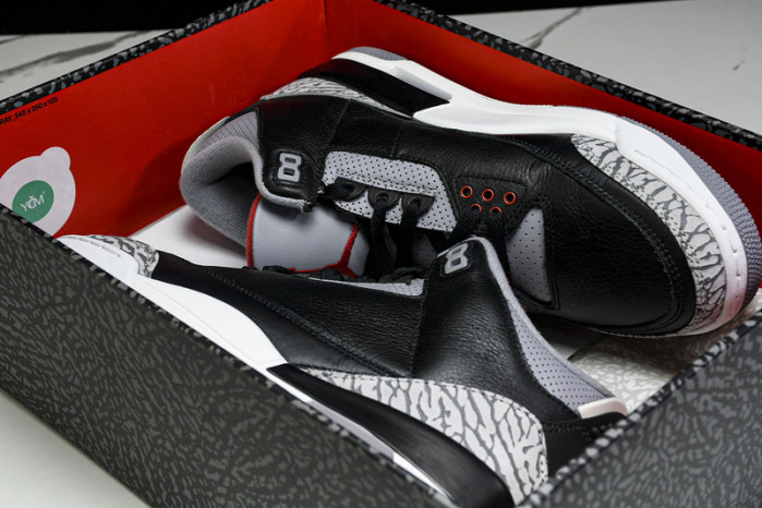 Air Jordan 3 OG “Black Cement” 2024 DN3707-010