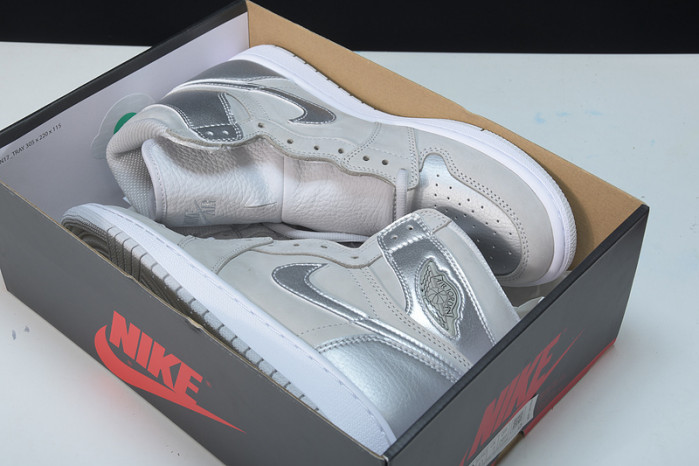air jordan 1 japan neutral grey metallic silver dc1788-029 (with special box)