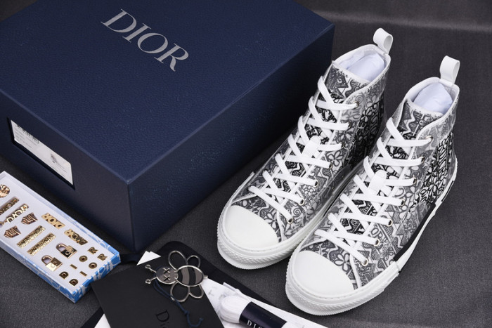 dr b23 high-top sneakers