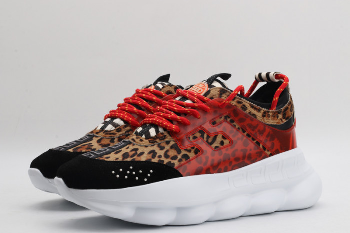 vse chain reaction red sneaker