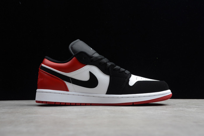 air jordan 1 low black toe 553558-116
