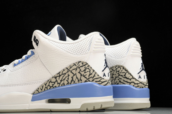 air jordan 3 retro “unc” white ct8532-104