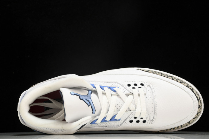 air jordan 3 retro “unc” white ct8532-104