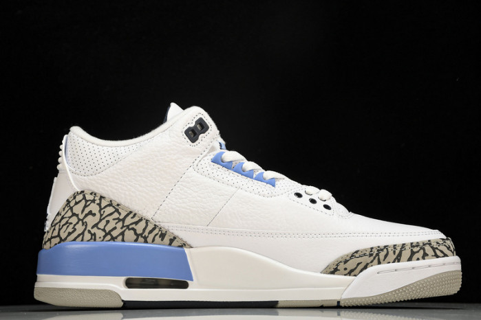 air jordan 3 retro “unc” white ct8532-104