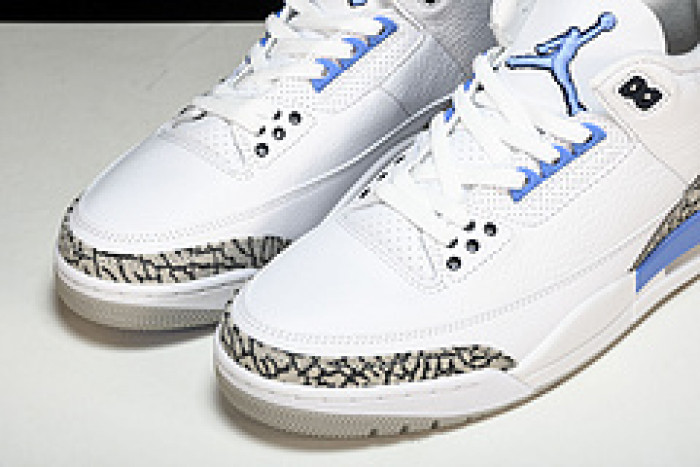 air jordan 3 retro “unc” white ct8532-104