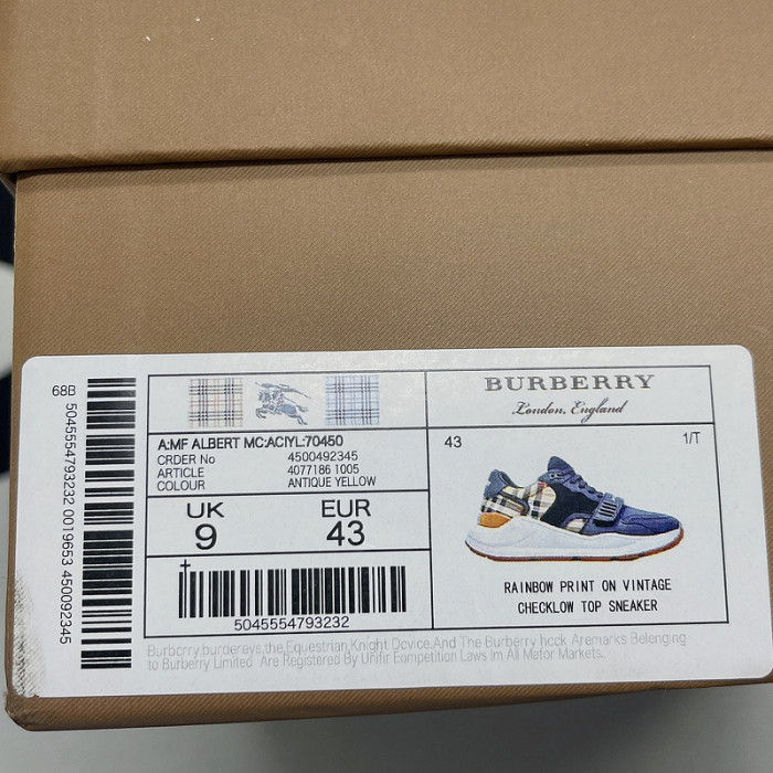 BUBERY SNEAKER