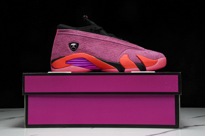 jordan 14 retro low shocking pink (w) dh4121-600