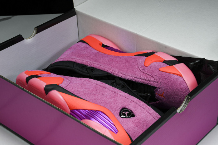 jordan 14 retro low shocking pink (w) dh4121-600