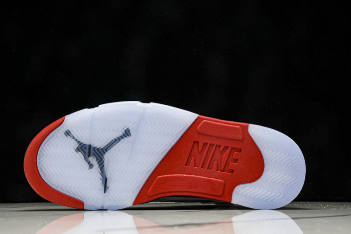 Air Jordan 5 “Fire Red Black Tongue” HQ7978-101