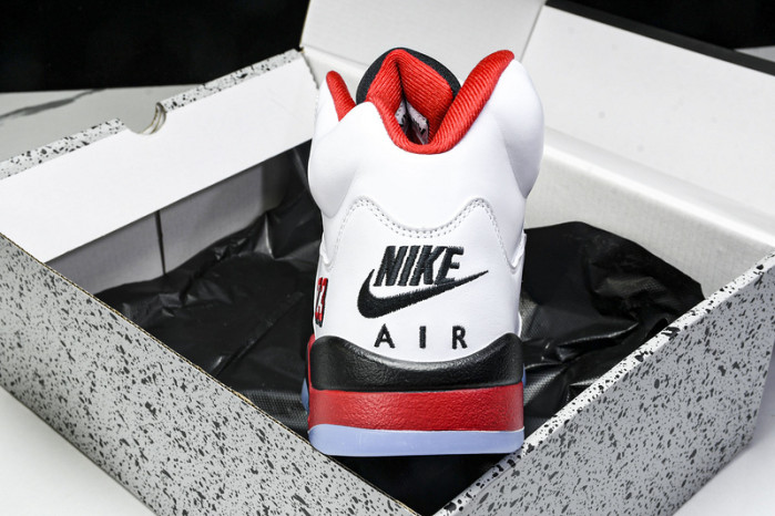 Air Jordan 5 “Fire Red Black Tongue” HQ7978-101
