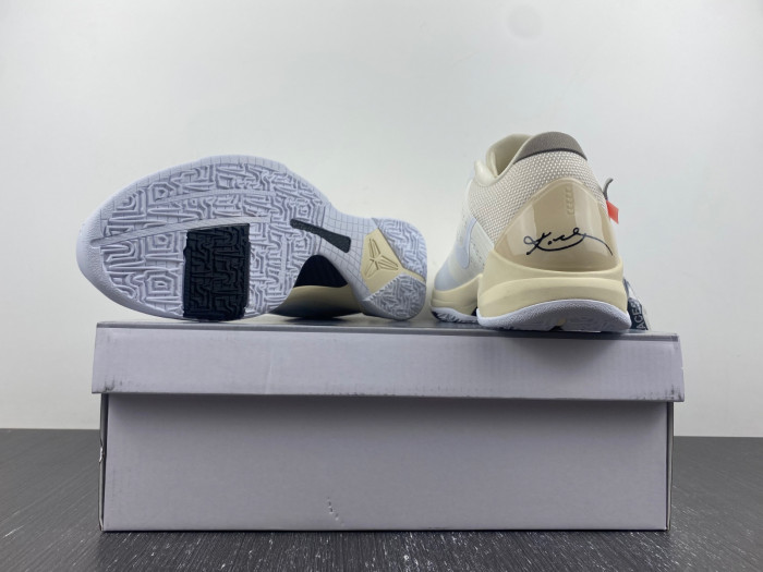 nike kobe 5 protro undefeated rice white db4796-101