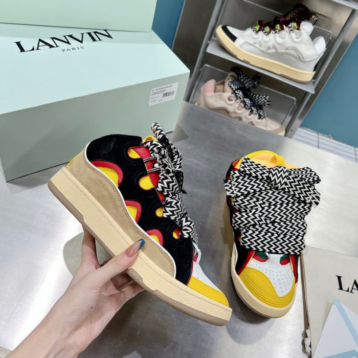 lanvin curb sneaker