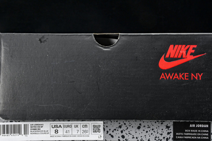 Awake NY x Air Jordan 5 “Racer Blue” DV4982-004