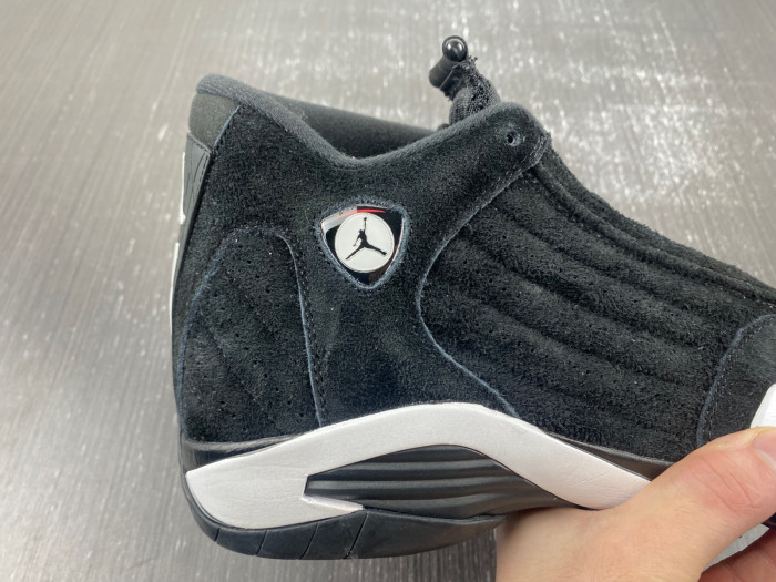 jordan 14 “black/white/university red” 487471-016