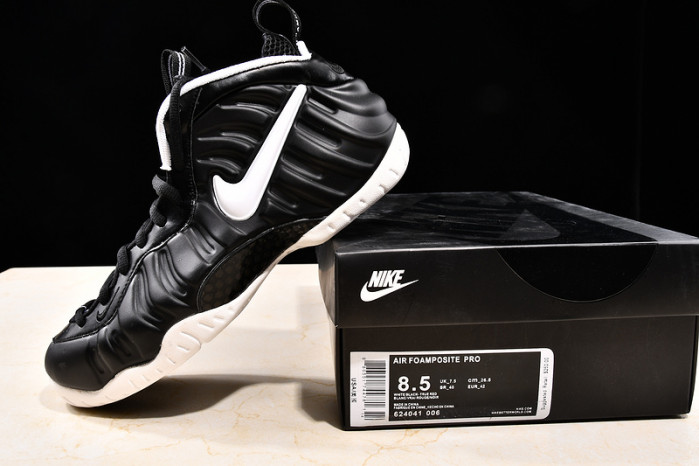 nike air foamposite pro “dr. doom” black/white 624041-006