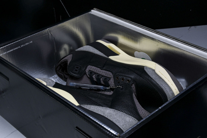 a ma maniere x air jordan 3 “black” fz4811-001