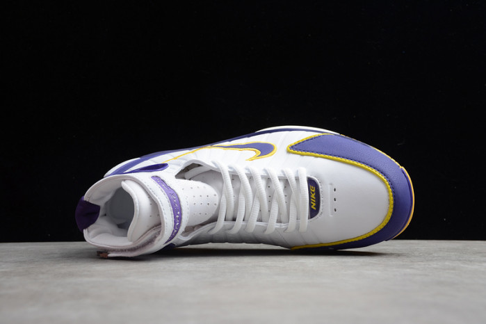 air zoom huarache 2k4 kobe lakers white/purple-yellow 308475-008