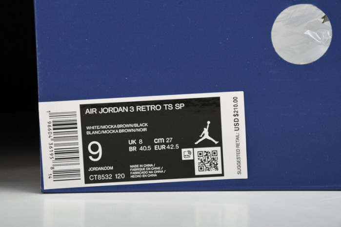 travis scott x air jordan 3 “palomino” ct8532-120