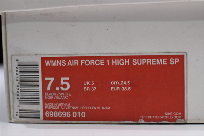 air force 1 high sp black - 698696-010