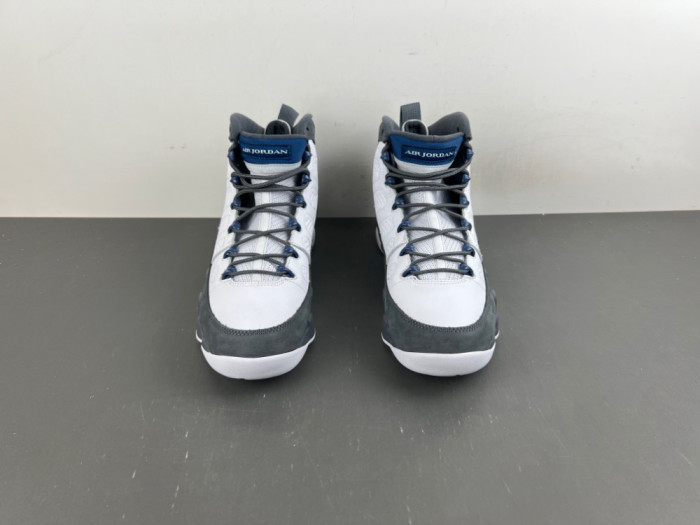Air Jordan 9 “Flint Grey”Color: White/French Blue-Flint Grey HV4794-100