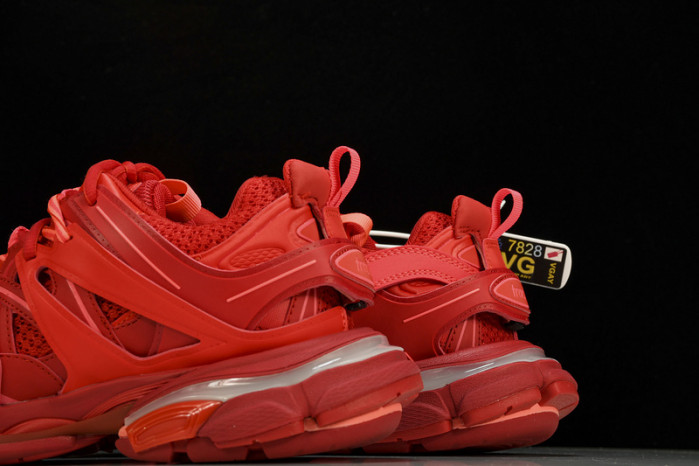 (led) bl tess s. gomma trek low sneakers red 23090702