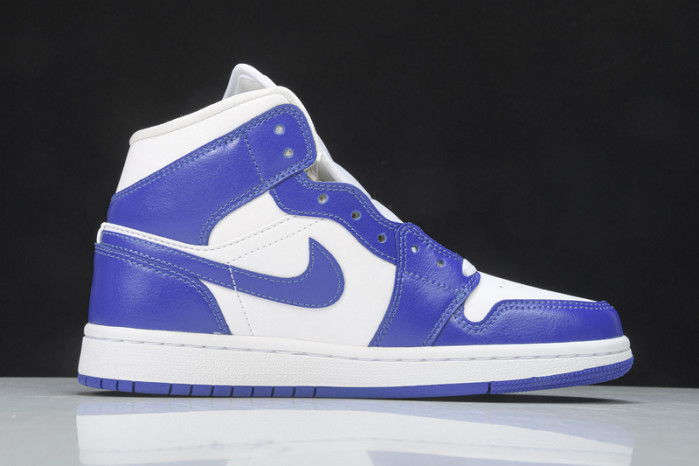 air jordan 1 mid kentucky blue bq6472-104