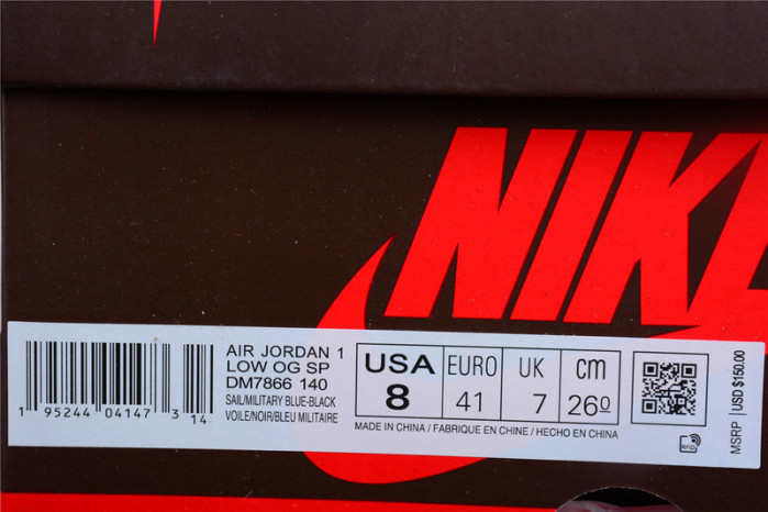 travis scott x air jordan 1 low og dm7866-140